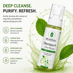 Derma+ Face Wash with Neem & Turmeric 120ml