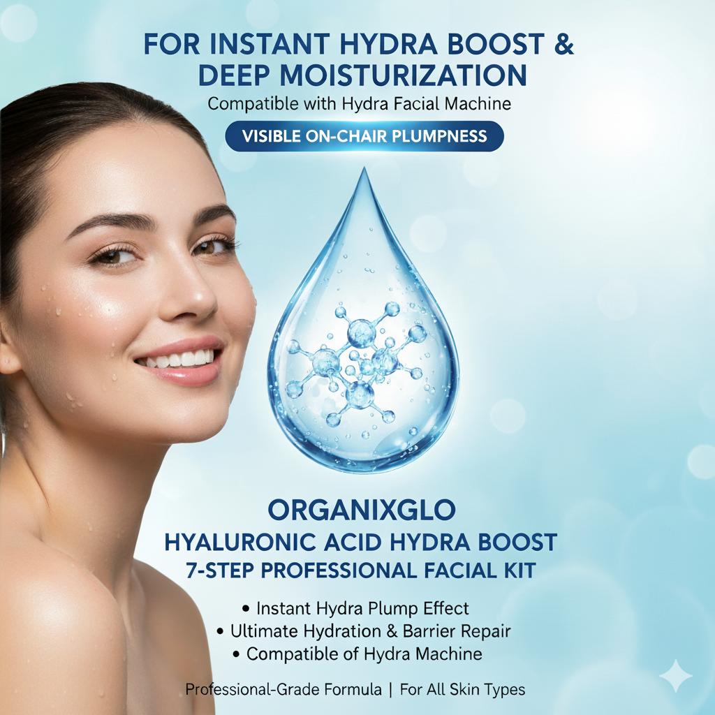 HYALURONIC ACID HYDRA BOOST 7 STEP FACIAL KIT 630 GM